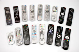 TV ve uydu kumandaları